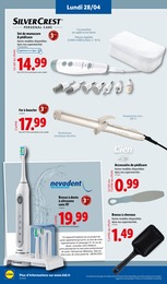 Offre Brosse À Dents Électrique dans le catalogue Lidl du moment à la page 52