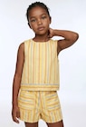 Blouse sans manches rayée en coton à 9,99 € dans le catalogue Monoprix Margaret
