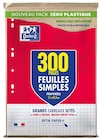 Etui de 300 feuilles simples sous film A4 Oxford Grands carreaux Seyès - Oxford - Fnac Etui de 300 feuilles simples sous film A4 Oxford Grands carreaux Seyès - Oxford à 5,99 € dans le catalogue Fnac