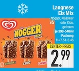Eis Mix Nogger Original von Langnese im aktuellen EDEKA Prospekt für 2,99 €