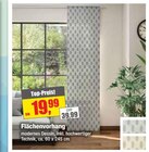 wohnen & sparen Stelter Warendorf - Flächenvorhang Angebot im Prospekt Flächenvorhang bei wohnen & sparen Stelter im Warendorf Prospekt für 19,99 €