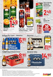 Oettinger im Trinkgut Prospekt "Aktuelle Angebote" mit 8 Seiten (Frankfurt (Main))