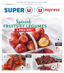Promotion Nectarine dans le prospectus Super U, valable du 21/07/2026 au 26/07/2026 Promo Nectarine dans le catalogue Super U du moment à la page 1