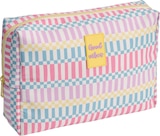 Kulturbeutel bunt "good vibes" Angebot im dm-drogerie markt Prospekt Kulturbeutel bunt "good vibes" im dm-drogerie markt Prospekt zum Preis von 9,95 €