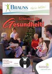 Aktueller Brauns Sanitätshaus Sanitätshaus Prospekt in Dillenburg und Umgebung, "Schenken Sie Gesundheit!" mit 6 Seiten, 13.11.2024 - 31.01.2025