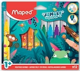 12 feutres de coloriage Jumbo Jungle Fever - MAPED en promo chez Hyper U Paris à 1,99 €
