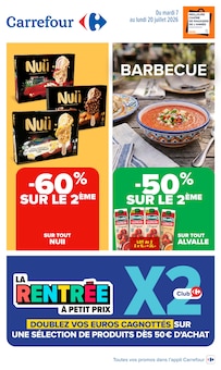 Catalogue Carrefour de la semaine 27, "Carrefour", page 1, 07/07/2026 - 20/07/2026 Prospectus Carrefour en cours, "Carrefour", page 1 sur 84