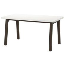 IKEA Halle - Tisch weiß/Västanå dunkelbraun Tisch weiß/Västanå dunkelbraun Angebot bei IKEA Halle im Prospekt "Zeit für mehr Weihnachtsstimmung"