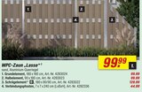 WPC-Zaun Lasse Grundelement im Angebot bei toom Baumarkt in Bad Homburg WPC-Zaun Lasse Grundelement Angebote bei toom Baumarkt Bad Homburg für 44,99 €