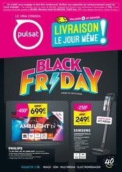 Catalogue Multimédia & Electroménager Pulsat en cours à La Couronne et alentours, "BLACK FRIDAY", 4 pages, 10/11/2025 - 30/11/2025