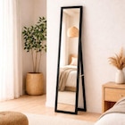 Miroir psyché Ornami noir L. 30 x H. 140 cm - Norasia - Castorama à Nanterre Miroir psyché Ornami noir L. 30 x H. 140 cm - Norasia en promo chez Castorama Nanterre à 24,90 €