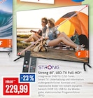 40", LED-TV Full-HD Angebote von STRONG bei Kaufhaus Stolz Rostock für 229,99 €