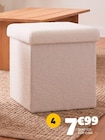 Gifi Chambéry - Promo Pouf coffre clara bouclette Promo Pouf coffre clara bouclette à 7,99 € dans le catalogue Gifi à Chambéry