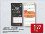 Calendrier mural 2026 - Aldi à Chatou Calendrier mural 2026 en promo chez Aldi Chatou à 1,99 €