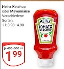 Ketchup im Angebot bei GLOBUS in Bochum Ketchup Angebote von Heinz bei GLOBUS Bochum für 1,99 €