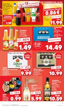 Coca Cola im Kaufland Prospekt "Aktuelle Angebote" mit 70 Seiten (Rostock)