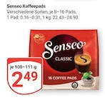 Kaffeepads im Angebot bei GLOBUS in Erftstadt Kaffeepads Angebote von Senseo bei GLOBUS Erftstadt für 2,49 €