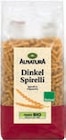 Dinkel Spirelli im Angebot bei tegut in Gotha Dinkel Spirelli Angebote von Alnatura bei tegut Gotha für 1,79 €