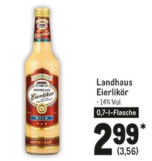 Metro Aachen - Eierlikör Eierlikör Angebot bei Metro Aachen im Prospekt Food