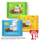 Haselnuss oder Alpenmilch oder Knusperflakes Angebote von Ritter Sport bei E center Rastatt für 1,11 €