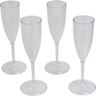 Lot de 4 flûtes - CARREFOUR HOME en promo chez Carrefour Lot de 4 flûtes - CARREFOUR HOME dans le catalogue Carrefour
