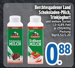 Schokoladen-Milch von Berchtesgadener Land im aktuellen EDEKA Prospekt für 0,88 €