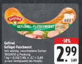 EDEKA Hemhofen - Geflügel-Fleischwurst Angebot im Prospekt Geflügel-Fleischwurst bei EDEKA im Hemhofen Prospekt für 2,99 €