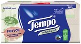 Taschentücher oder Taschentücher natural & soft von Tempo für 1,89 € bei REWE im Angebot Taschentücher oder Taschentücher natural & soft von Tempo im aktuellen REWE Prospekt