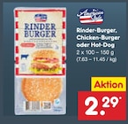 Rinder-Burger bei Netto Marken-Discount im Prospekt "" für 2,29 €