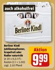 Jubiläumspilsener Angebote von Berliner Kindl bei REWE Wandlitz für 9,99 €