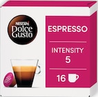 Capsules de café Espresso - NESCAFÉ DOLCE GUSTO - Intermarché Super à Périgueux Capsules de café Espresso - NESCAFÉ DOLCE GUSTO en promo chez Intermarché Super Périgueux à 1,80 €