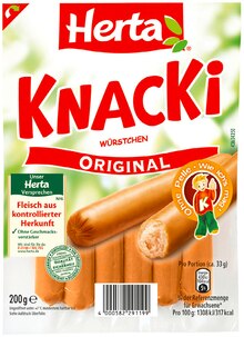 REWE Bexbach - Knacki* Knacki* Angebot bei REWE Bexbach im Prospekt "Jetzt viele Produkte für nur 1 Euro"