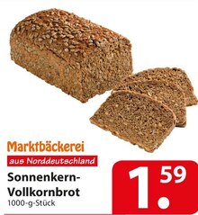 Backwaren im aktuellen famila Nordost Prospekt Marktbäckerei Sonnenkern-Vollkornbrot für 1,59 € bei famila Nordost im Angebot