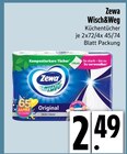 Wisch&Weg Küchentücher von Zewa im aktuellen EDEKA Prospekt für 2,49 €