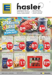 EDEKA Prospekt für Witten: "Aktuelle Angebote", 24 Seiten, 22.09.2025 - 27.09.2025