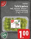 E center - Tafeltrauben Angebot im Prospekt Tafeltrauben bei E center im Prospekt "" für 1,00 €