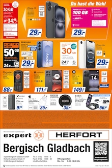 Handy im expert Prospekt "Top Angebote" mit 8 Seiten (Bergisch Gladbach)