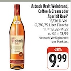 Aktuelle Likör Angebote bei nah und gut in Würzburg Aktuelles Uralt Weinbrand Angebot bei nah und gut in Würzburg ab 9,99 €
