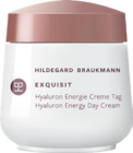 Exquisit Hyaluron Tages- oder Nachtcreme Angebote von Hildegard Braukmann bei budni Pinneberg für 19,99 €