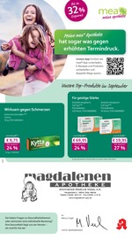 mea - meine apotheke Apotheken Prospekt der aktuellen Woche mit 4 Seiten, gültig von 01.09.2026 bis 30.09.2026, in Zella-Mehlis und Umgebung Aktueller mea - meine apotheke Apotheken Prospekt in Zella-Mehlis und Umgebung, "Unsere September-Angebote" mit 4 Seiten, 01.09.2026 - 30.09.2026