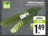 Bio Salatgurken bei EDEKA im Arnstadt Prospekt für 1,49 €