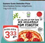Aktuelle Pizza Angebote bei GLOBUS in Erfurt Aktuelles Steinofen-Pizza Angebot bei GLOBUS in Erfurt ab 3,33 €