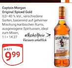 Original Spiced Gold Angebote von Captain Morgan bei GLOBUS Gotha für 9,99 €