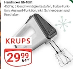 Handmixer GN4001 im Angebot bei GLOBUS in Duisburg Handmixer GN4001 Angebote von KRUPS bei GLOBUS Duisburg für 29,99 €