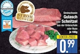 Gulasch im EDEKA Prospekt Gulasch von Strohschwein im aktuellen EDEKA Prospekt für 0,99 €