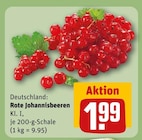 REWE Heiligenstedtenerkamp - Rote Johannisbeeren Angebot im Prospekt Rote Johannisbeeren bei REWE im Heiligenstedtenerkamp Prospekt für 1,99 €