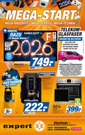 expert Elektromärkte Prospekt der aktuellen Woche mit 8 Seiten, gültig von 27.12.2025 bis 02.01.2026, in Manching und Umgebung Aktueller expert Elektromärkte Prospekt in Manching und Umgebung, "Top Angebote" mit 8 Seiten, 27.12.2025 - 02.01.2026