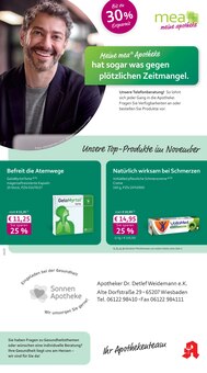 Aktueller mea - meine apotheke Prospekt "Unsere November-Angebote" für Wiesbaden Aktueller mea - meine apotheke Prospekt für Wiesbaden mit Seiten