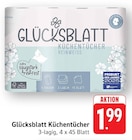 E center - Glücksblatt Küchentücher Angebot im Prospekt Glücksblatt Küchentücher bei E center im Prospekt "" für 1,99 €