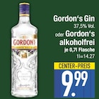 Gin von Gordon's im aktuellen EDEKA Prospekt für 9,99 €